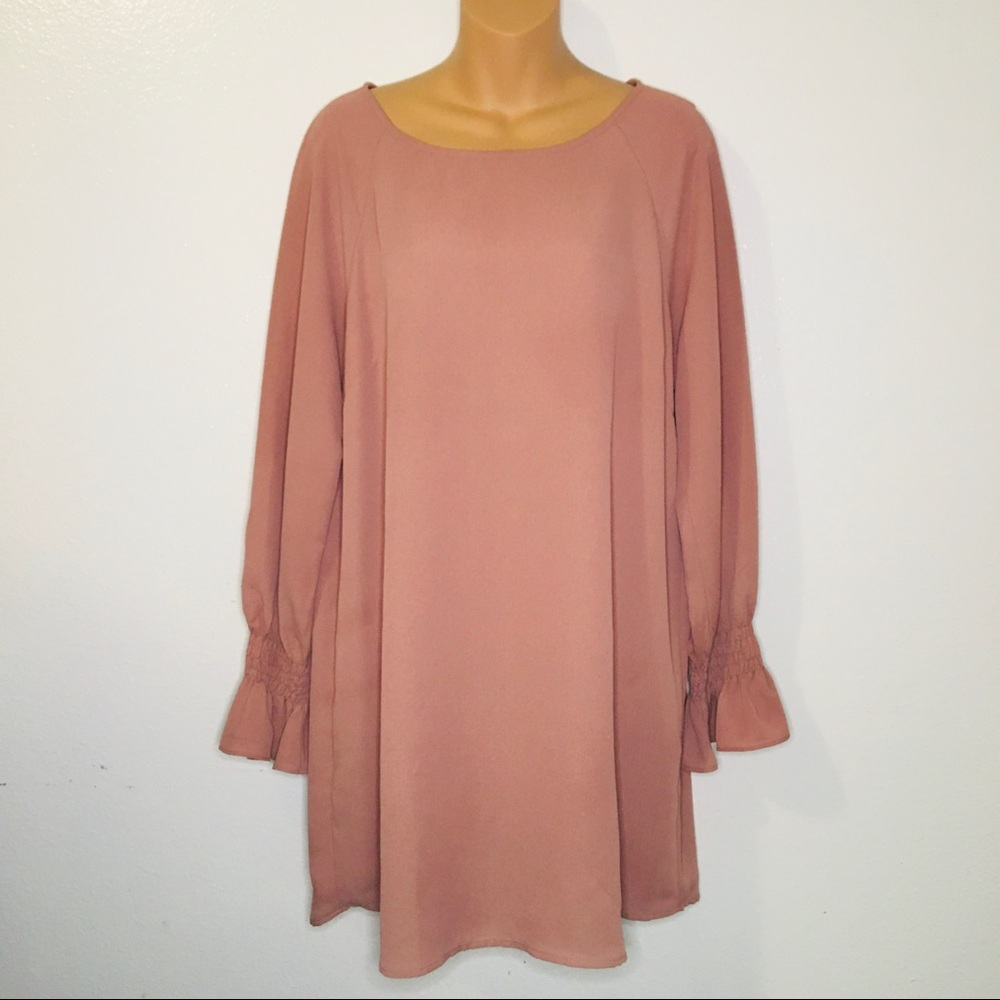 Forever 21 contemporary blush dress